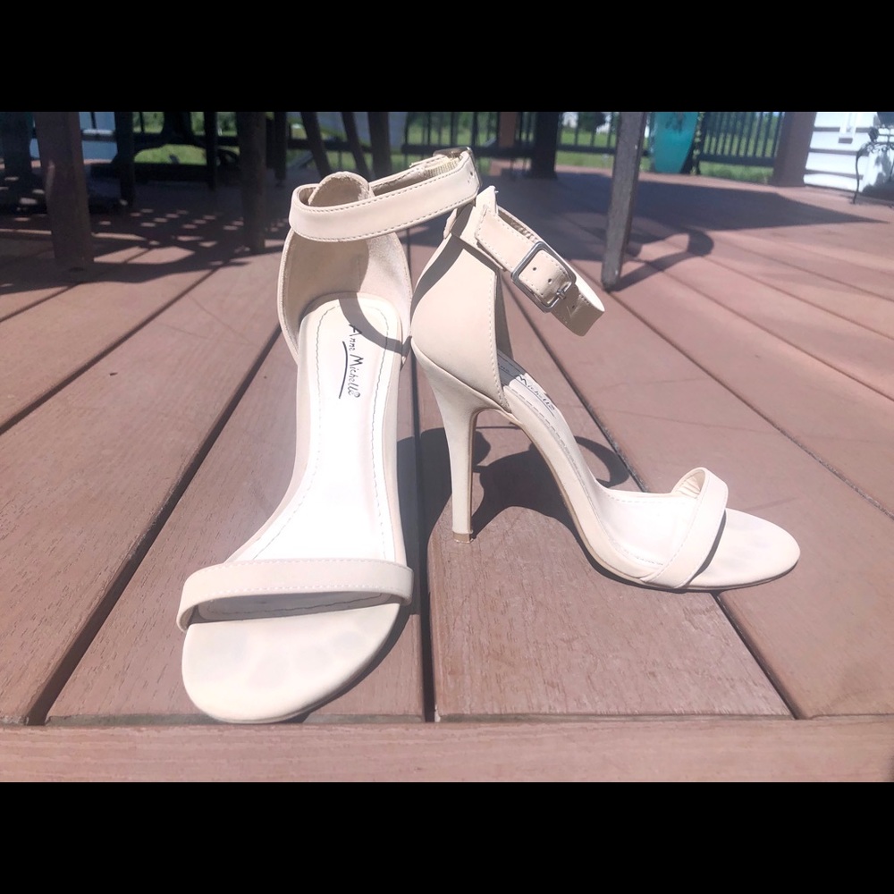 Anne Michelle Nude Strappy Heals.